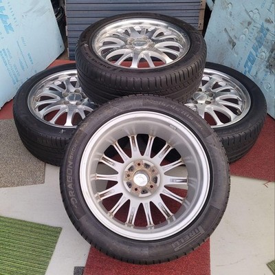 JDM WALD Portofino 18-inch 8J +35 PCD 114.3 wheels (No Tires) - 画像 (8)