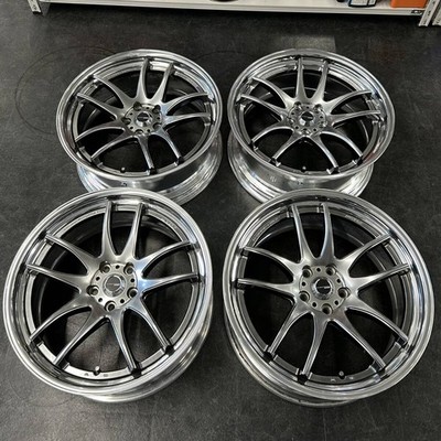 JDM Used WORK Emotion CR UWH21 wheels 2-piece 20-inch 8.5J+32 offset 9 No Tires