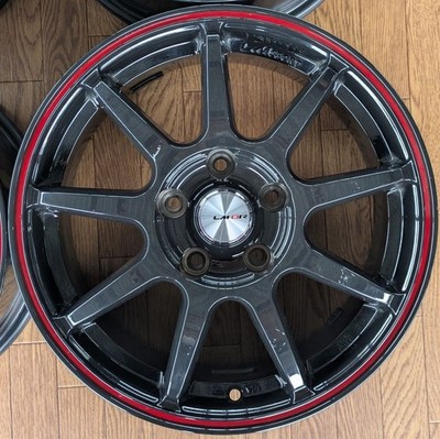JDM 002 Used Aluminum Wheel 4-Book Set Rare Meister LM-QR 167.0J 114.5 No Tires - Image 5