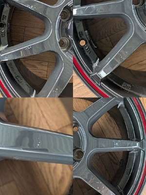JDM 002 Used Aluminum Wheel 4-Book Set Rare Meister LM-QR 167.0J 114.5 No Tires - Image 6