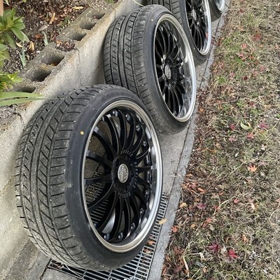 JDM Carlson 20-inch wheels 2/16 9J x 10J 245/35r20 tires PCD114 forged (No Tires)