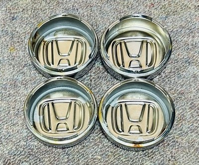 JDM Honda genuine steel wheel center cap 4-piece individual set Step No Tires - Image 3