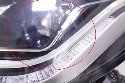 JDM 203-800-X LED Crown Left Headlight 3-Eye 30-451 Stamped AHV G Unit (No Tires) - 画像 (4)