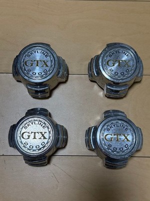 JDM Kenmeri SKYLINE GTX Wheel Caps 4 Individual (No Tires)