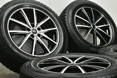 JDM Used Yellow Hat 4-Wheel Set Wheel Set 18x7.0J +48 PCD 114.3 225/60R (No Tires) - 画像 (3)