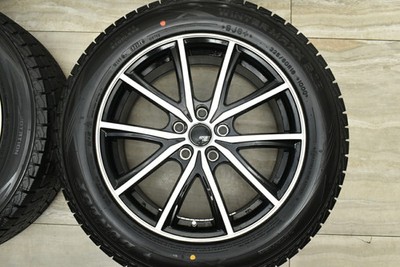 JDM Used Yellow Hat 4-Wheel Set Wheel Set 18x7.0J +48 PCD 114.3 225/60R (No Tires) - 画像 (5)