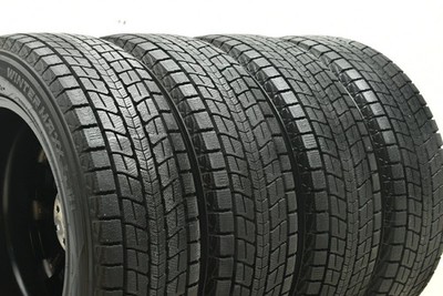 JDM Used Yellow Hat 4-Wheel Set Wheel Set 18x7.0J +48 PCD 114.3 225/60R (No Tires) - 画像 (9)