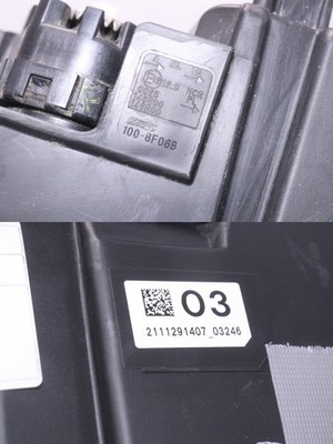 JDM 40-1890 LED FL1 Left Headlight KOITO 100-8F06B 03 ASSY Black Genui (No Tires) - 画像 (10)