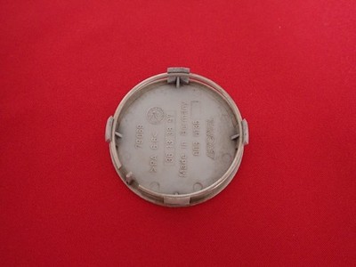 JDM 1 sheet AC SCHNITZER aftermarket used wheel center cap center cove (No Tires) - 画像 (4)