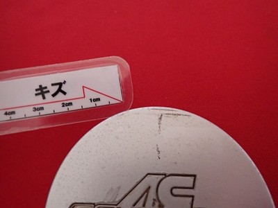 JDM 1 sheet AC SCHNITZER aftermarket used wheel center cap center cove (No Tires) - 画像 (10)