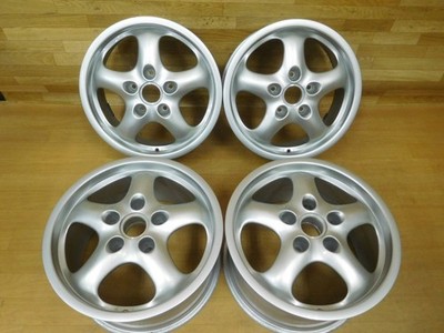 JDM 16-431Rare Porsche 991 993 Genuine PORSCHE 17in 9J+55 7J+55 PCD130 (No Tires)
