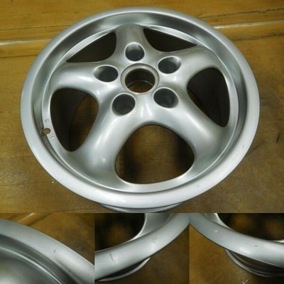 JDM 16-431Rare Porsche 991 993 Genuine PORSCHE 17in 9J+55 7J+55 PCD130 (No Tires) - 画像 (8)