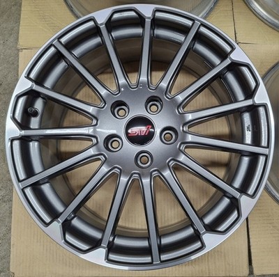 JDM Subaru Levorg STIsports Genuine Wheels 4-Wheel Set 7.5J 114.3 Fore No Tires - Image 3