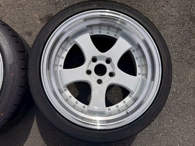 JDM WORK MEISTER S1R 18inch 9.5J+20 5h114.3 2Book Drift Rear Deep Rim No Tires - Image 2