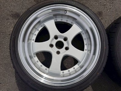JDM WORK MEISTER S1R 18inch 9.5J+20 5h114.3 2Book Drift Rear Deep Rim No Tires - Image 3