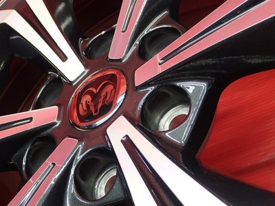 JDM Rare Item 4-Wheel Set Ram 1200 Genuine 6-Spoke Aluminum Wheels 177. (No Tires) - 画像 (6)