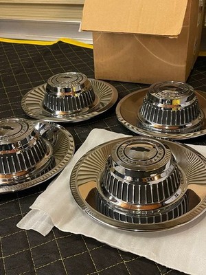 JDM Chevrolet wheel caps 4-individual set rally wheels (No Tires)