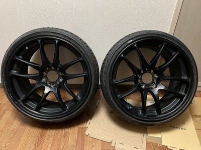 JDM WORK EMOTION KIWAMI work emotion black 189.5J+38 PCD114.3 with tir No Tires
