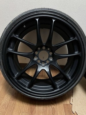 JDM WORK EMOTION KIWAMI work emotion black 189.5J+38 PCD114.3 with tir No Tires - Image 2