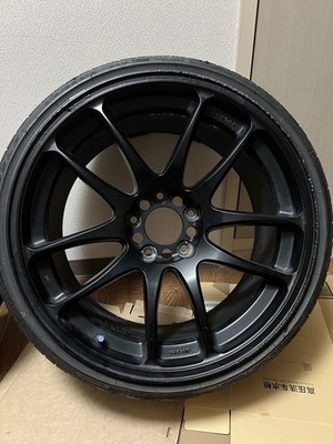JDM WORK EMOTION KIWAMI work emotion black 189.5J+38 PCD114.3 with tir No Tires - Image 3