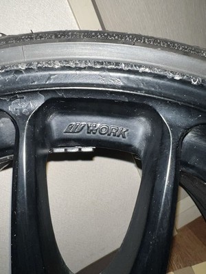 JDM WORK EMOTION KIWAMI work emotion black 189.5J+38 PCD114.3 with tir No Tires - Image 5