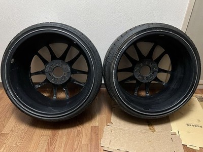 JDM WORK EMOTION KIWAMI work emotion black 189.5J+38 PCD114.3 with tir No Tires - Image 7