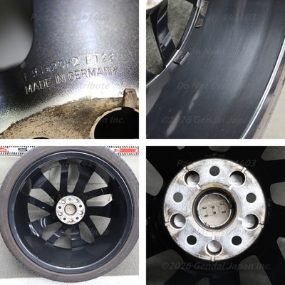 JDM A-49 RS4 B9 8W Genuine 209JX20 ET26 PCD112 8W0601025DB 275/30R20 4 (No Tires) - 画像 (7)