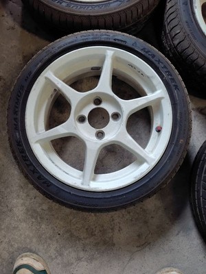 JDM P1 Racing 15-inch 5.5J 165-50-15 tires excellent condition PCD 100 No Tires - 画像 (2)