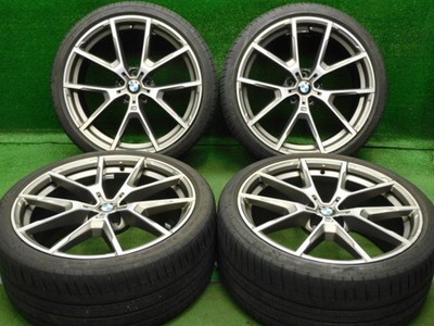JDM Used Wheels and Tires: 4-Wheel Set 245/35R20 2023 model 60% tread remain (No Tires)