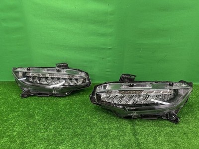 JDM 70902 Genuine Left and Right LED Headlights for Civic Type R FK7 F (No Tires)