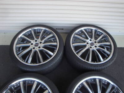 JDM For Alphard Vellfire etc. AME Charen 20 inch + ContinentalEXTREME (No Tires) - 画像 (2)