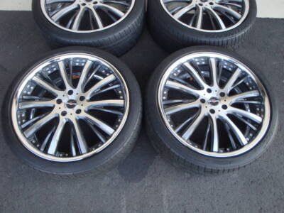 JDM For Alphard Vellfire etc. AME Charen 20 inch + ContinentalEXTREME (No Tires) - 画像 (3)