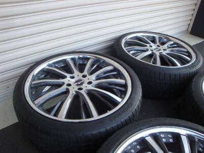 JDM For Alphard Vellfire etc. AME Charen 20 inch + ContinentalEXTREME (No Tires) - 画像 (5)