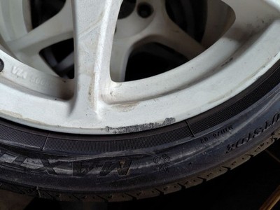 JDM P1 Racing 15-inch 5.5J 165-50-15 tires excellent condition PCD 100 No Tires - 画像 (11)