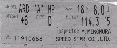 JDM Ultra-deep SSR ARD SUPER LICENCE 8J 9J +6 wheels for S14 S15 R32 R No Tires - Image 5