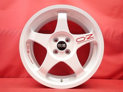 JDM Rare OZ Black Used Aluminum Wheels 4-Wheel Set 6.5J 17 PCD98 4-hole +40 (No Tires) - 画像 (4)