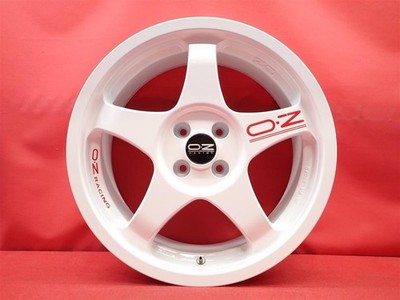 JDM Rare OZ Black Used Aluminum Wheels 4-Wheel Set 6.5J 17 PCD98 4-hole +40 (No Tires) - 画像 (5)