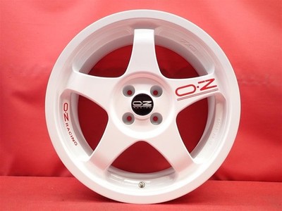 JDM Rare OZ Black Used Aluminum Wheels 4-Wheel Set 6.5J 17 PCD98 4-hole +40 (No Tires) - 画像 (6)