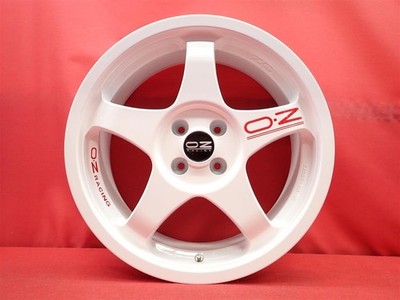 JDM Rare OZ Black Used Aluminum Wheels 4-Wheel Set 6.5J 17 PCD98 4-hole +40 (No Tires) - 画像 (7)