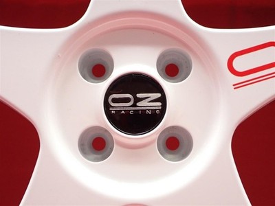 JDM Rare OZ Black Used Aluminum Wheels 4-Wheel Set 6.5J 17 PCD98 4-hole +40 (No Tires) - 画像 (9)