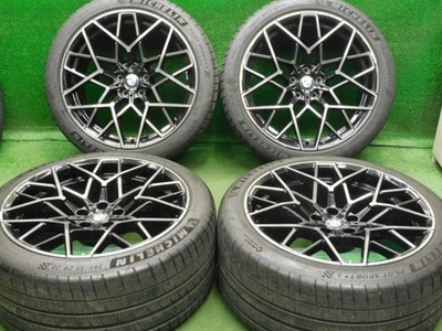 JDM Used Wheels and Tires: 4-Wheel Set 275/35R20 2023 model 50% tread remain (No Tires)