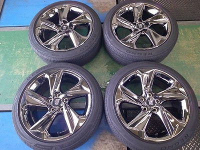 JDM Toyota Crown Genuine 18x8.0J +45 PCD114.3 5H 225/45R18 220 Series No Tires - Image 2