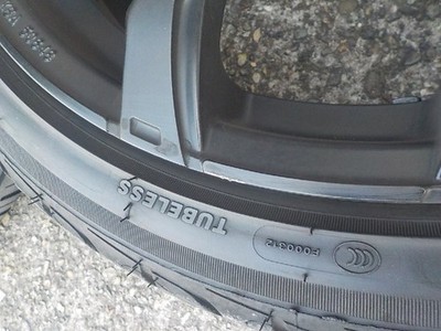 JDM BMW 5 Series G30 and other models: MSW Black 20-inch tires 4-pack (No Tires) - 画像 (6)