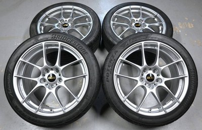 JDM BBS RF 7.5J Inset +50 PCD114.3 5H RF525 Fits: Noah Voxy CX-3 C-HR No Tires