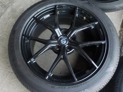JDM BMW X1 F48 Black Suo bar OZSparco Pro Corsa black 18-inch tires 4- No Tires - Image 3