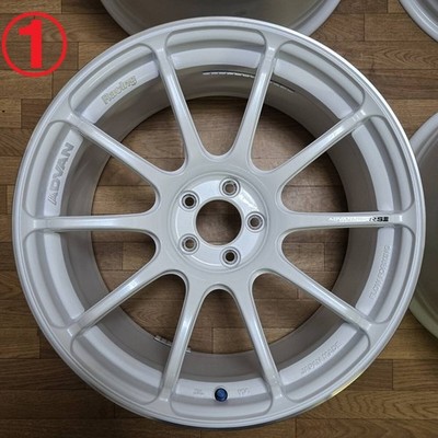 JDM Excellent Condition 189.5J +45 PCD100 ADVAN Racing RS III Brembo S No Tires - Image 2