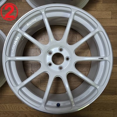 JDM Excellent Condition 189.5J +45 PCD100 ADVAN Racing RS III Brembo S No Tires - Image 3
