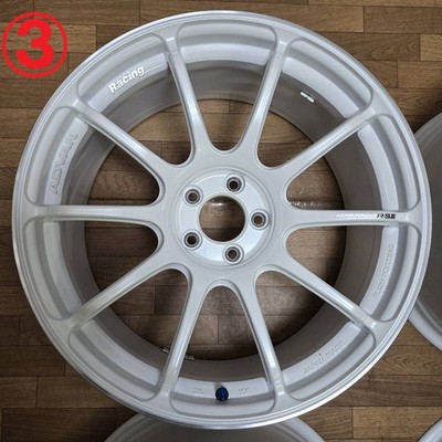 JDM Excellent Condition 189.5J +45 PCD100 ADVAN Racing RS III Brembo S No Tires - Image 4