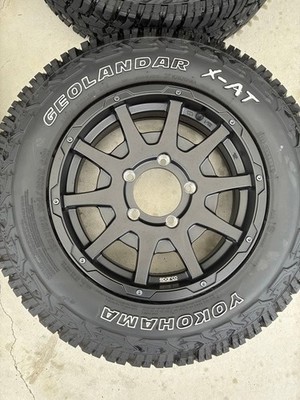 JDM Suzuki Jimny JB64 16-inch OZ Sparco Curl Black No Tires - 画像 (6)