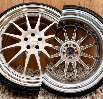 JDM WORK GNOSIS HS201 208J・8.5J PCD100 No Tires - Image 12